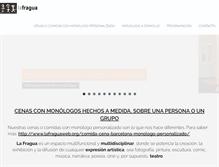 Tablet Screenshot of lafraguaweb.org
